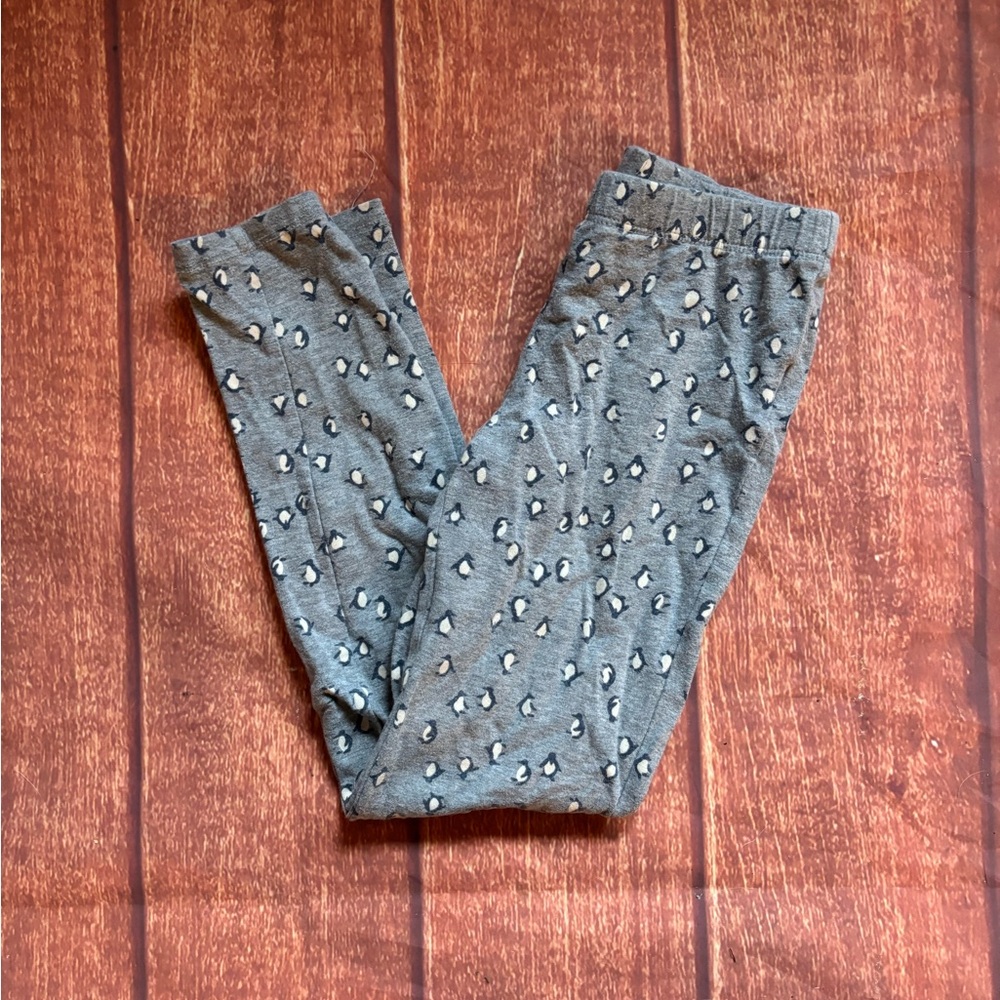 GAP Gray Penguin Print Kids Leggings